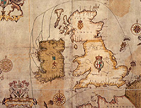Spaniash Armada Scotland and Ireland map photo