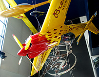 Aerobatic Plane Exhibit Museum Transport photo