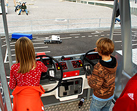 Kids Truck Driving at Swiss Transport photo