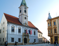 Varazdin Town Hall Main Square photo