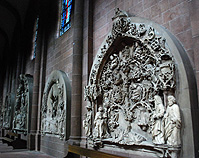 Gothic Reliefs Worms cathedral photo