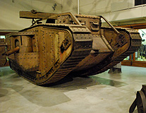 WWI Tank Brussel Army Museum photo