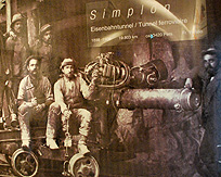 Simplon Pass Construction exhibit photo