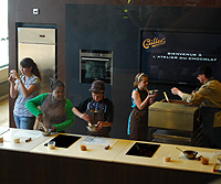 Kids learning chocolate recipes photo