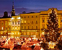 Christmas Market Austria Town Square photo