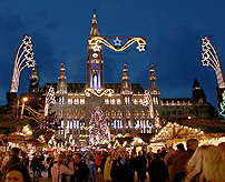 Christmas Market Vienna Rathaus photo