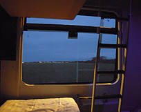 Berth Bed Window View East Germany photo