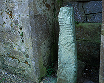 Ogham Stone Ardmore Cathedral photo