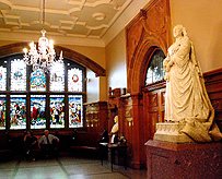 Londonerry Guildhall Victoria Staues and Stained Glass photo