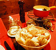 Edelweiss Restaurant Geneve fondue photo