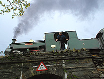 Blanche Steam Engine Crossing Cob photo