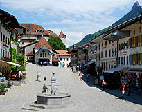 Gruyeres Medival Walled Town photo