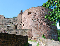 Hardenburg Castle Ball Tower and Walls photo