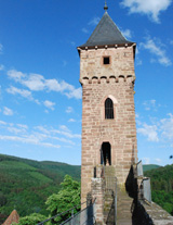 Medieval Tower Burg Hirschhorn Odewald photo