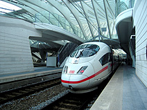German DB ICE train Liege photo