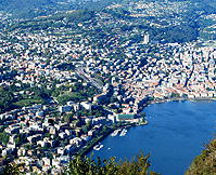 Lake Lugano View from San Salvatore phot