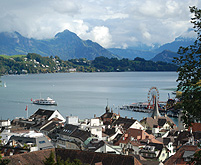 Lake Lucerne View from Musegg Wall photo