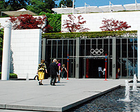 Lausanne Olympic Museum Entrance photo