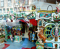 Miniature Movie Theater in Street Window photo