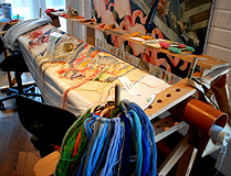 Stitching Station Ros Tapestry Exhibition photo