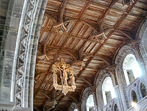 Ceiling of St Davids Cathedrl photo
