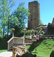 Medieval Staufer Castle Tower Staufeneck Hotel photo