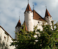 Thun Castle Tower Turrets photo