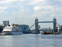Tower Bridge View from the Thames photo