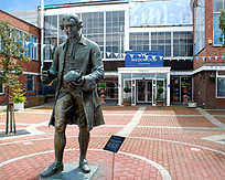 Josiah Wedgwood Statue at Factory photo