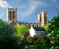 York Minster from York Wall photo