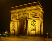 Arc de Triomphe at Night photo