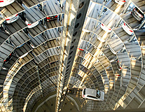 Inside Autostadt Car Towers photo