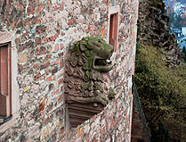 Lion Gargoyl Heidelberg castle photo