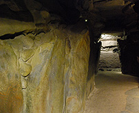 Chamber Passage Newgrange replica photo