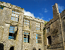 Tudor Elizabethen Windows Carew castle photo