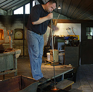 Glass Blower at Black Forest Hut photo