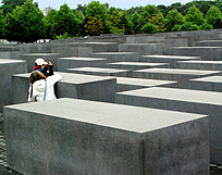 Stelae Blocks Memorial to Murdered Jews photo