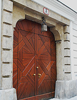 Doorway of of Historic Freemasin Tembple Venna photo