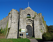 Oystermouth Castle Gate Mumbles photo