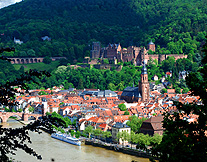 Neckar River View from Philosopher's Way photo