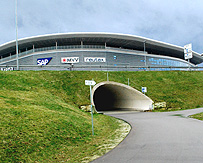 Tunnel under Autobahn Rhein-Neckar Arena photo