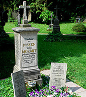 Mozart Family Grave Markers Salzburg photo