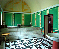 Bath at Roman Villa Borg photo