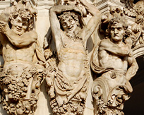 Sculptures at Dresden Zwinger photo