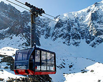Aiguille du Midi Cable Tram Car Chamonix