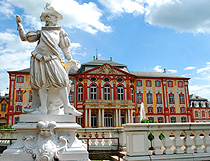 Bruchsal Palace Baroque Statue from garden photo