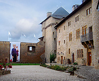 Courtyard of Chateau Malbrouck photo