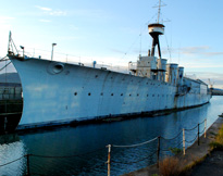 HMS Caroline WWII era ship  Belfast photo