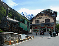 Chemin de Fer Montenvers Station Chamonix Mont Blanc photo