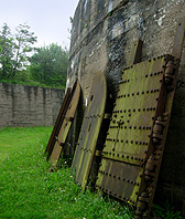 Trench and Iron Doors Fort Mutzig Alsace photo